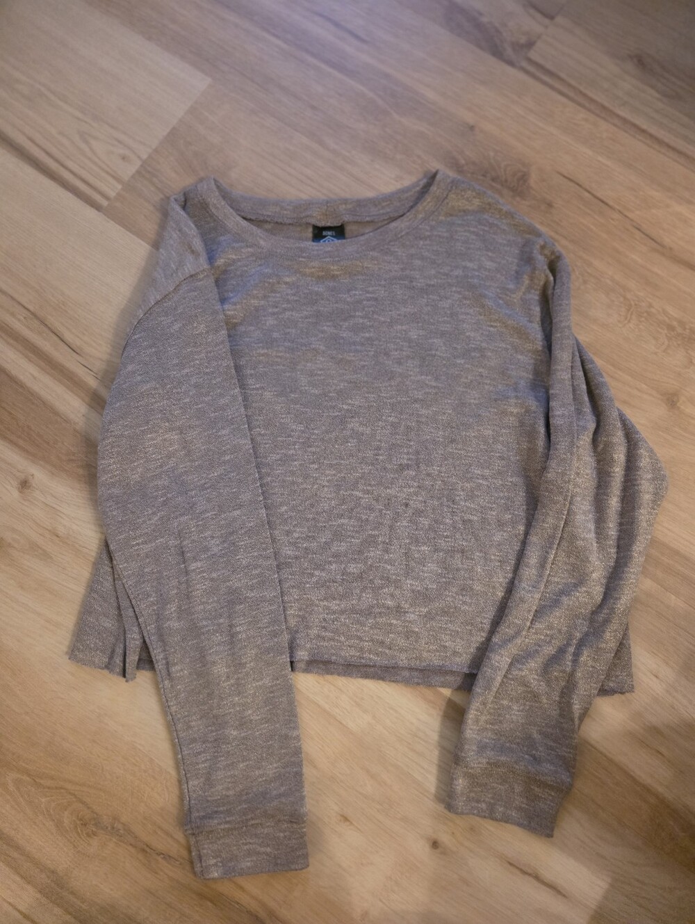 Taupe Shimmer Crop